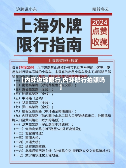 【内环边缘限行,内环限行拍照吗】