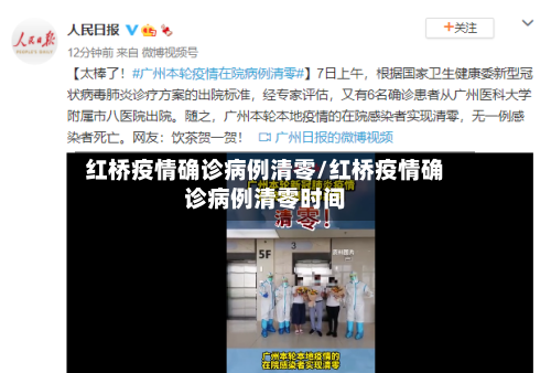 红桥疫情确诊病例清零/红桥疫情确诊病例清零时间