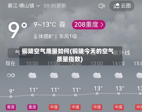 铜陵空气质量如何(铜陵今天的空气质量指数)