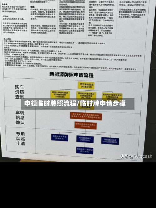 申领临时牌照流程/临时牌申请步骤-第2张图片