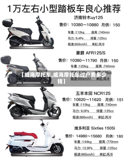 【威海摩托车,威海摩托车过户费多少钱】-第2张图片
