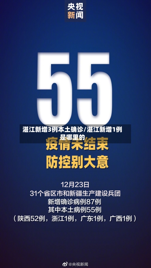 湛江新增3例本土确诊/湛江新增1例是哪里的