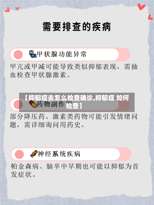 【抑郁症去怎么检查确诊,抑郁症 如何检查】-第2张图片