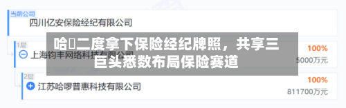 哈啰二度拿下保险经纪牌照，共享三巨头悉数布局保险赛道-第2张图片