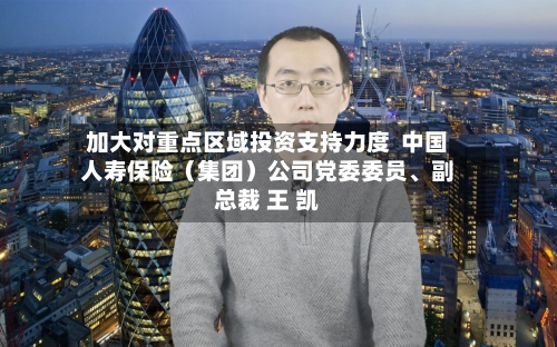 加大对重点区域投资支持力度  中国人寿保险（集团）公司党委委员	、副总裁 王 凯-第2张图片