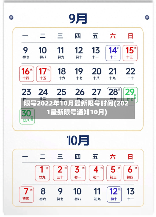 限号2022年10月最新限号时间(2021最新限号通知10月)-第2张图片