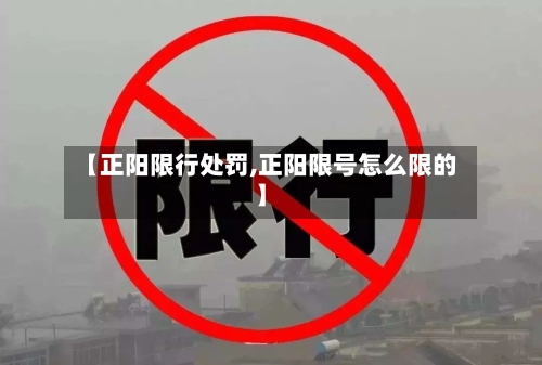 【正阳限行处罚,正阳限号怎么限的】-第2张图片