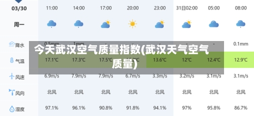 今天武汉空气质量指数(武汉天气空气质量)