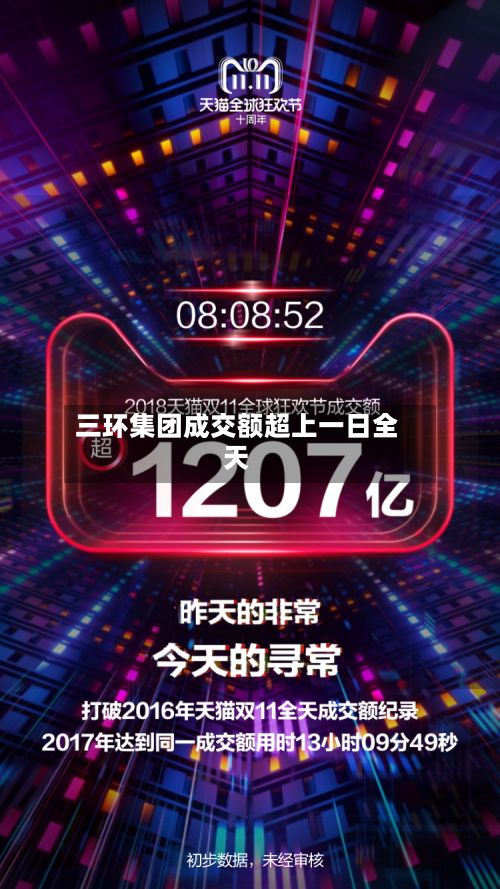 三环集团成交额超上一日全天-第2张图片