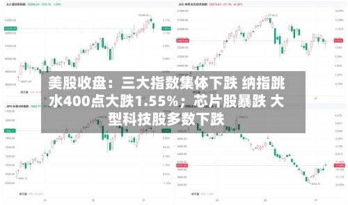 美股收盘：三大指数集体下跌 纳指跳水400点大跌1.55%；芯片股暴跌 大型科技股多数下跌