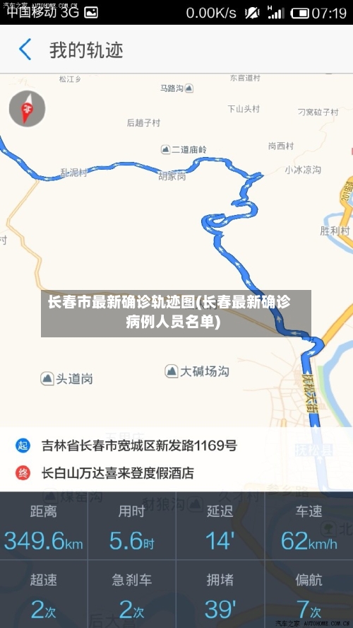 长春市最新确诊轨迹图(长春最新确诊病例人员名单)