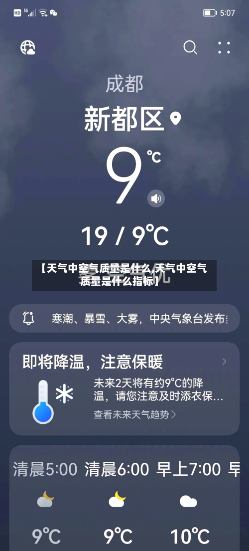 【天气中空气质量是什么,天气中空气质量是什么指标】-第2张图片