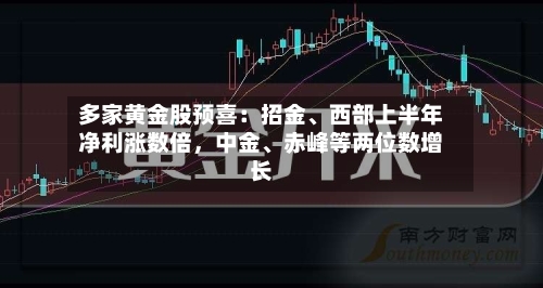 多家黄金股预喜:招金、西部上半年净利涨数倍,中金、赤峰等两位数增长