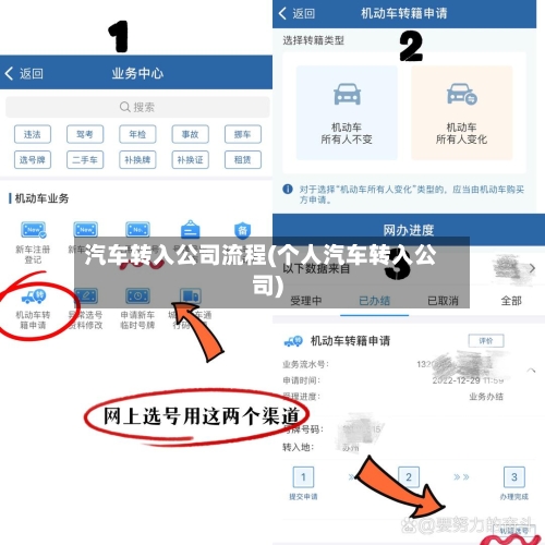 汽车转入公司流程(个人汽车转入公司)