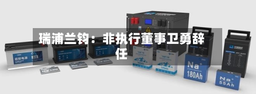 瑞浦兰钧:非执行董事卫勇辞任-第2张图片