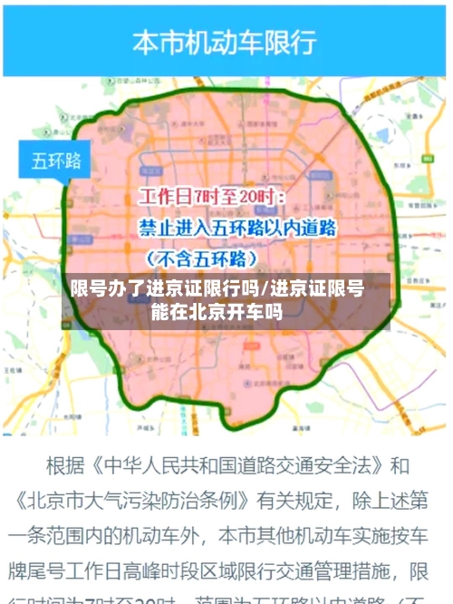 限号办了进京证限行吗/进京证限号能在北京开车吗