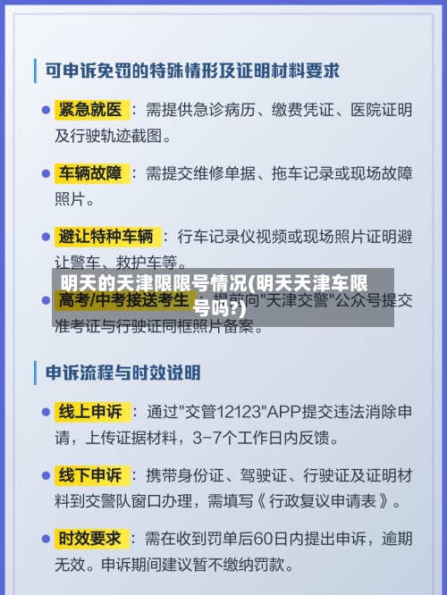 明天的天津限限号情况(明天天津车限号吗?)-第2张图片