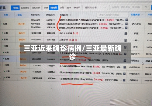 三亚近来确诊病例/三亚最新确诊