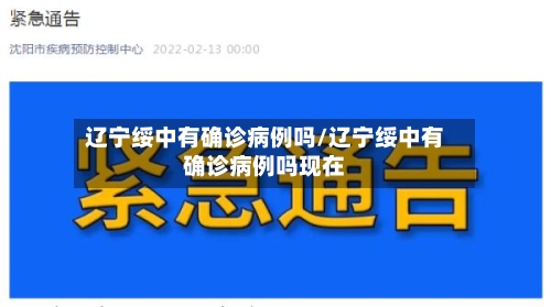 辽宁绥中有确诊病例吗/辽宁绥中有确诊病例吗现在