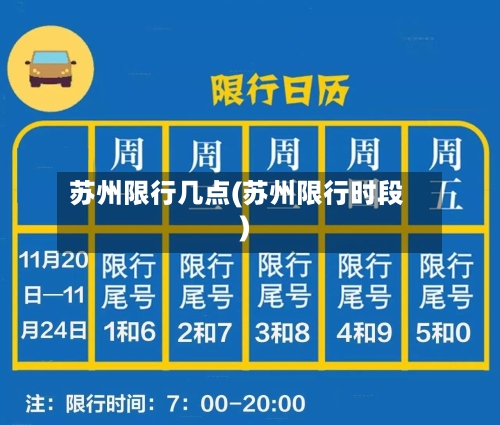 苏州限行几点(苏州限行时段)