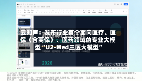 云知声：发布行业首个面向医疗、医保（含商保）	、医药领域的专业大模型“U2-Med三医大模型”-第3张图片