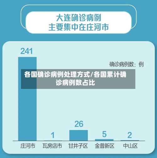 各国确诊病例处理方式/各国累计确诊病例数占比