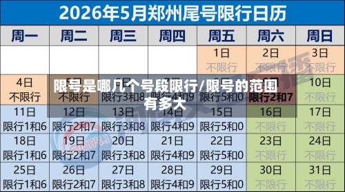 限号是哪几个号段限行/限号的范围有多大-第3张图片