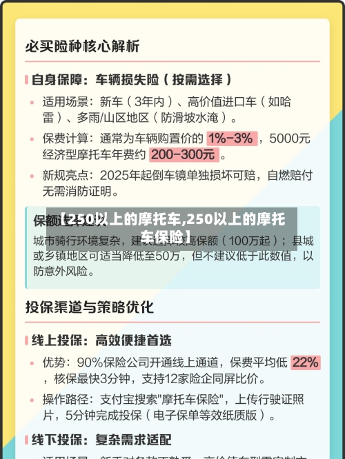 【250以上的摩托车,250以上的摩托车保险】