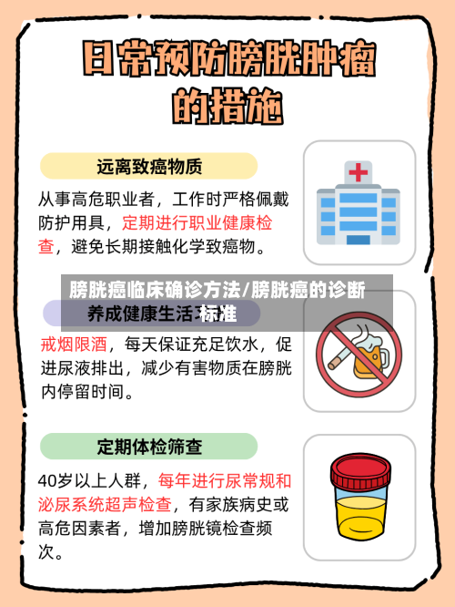 膀胱癌临床确诊方法/膀胱癌的诊断标准