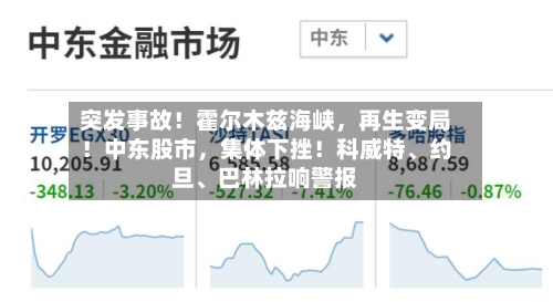 突发事故!霍尔木兹海峡,再生变局!中东股市,集体下挫!科威特、约旦、巴林拉响警报