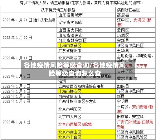 各地疫情风险等级查询/各地疫情风险等级查询怎么查-第2张图片