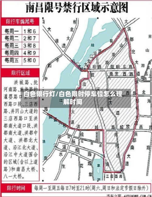 白色限行灯/白色限时停车位怎么理解时间