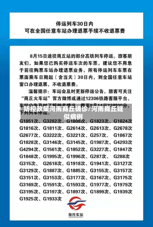 防控政策河南商丘确诊/河南商丘疑似病例-第3张图片