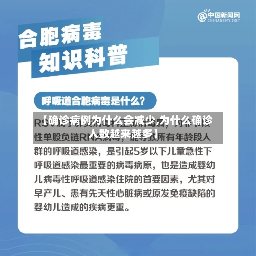 【确诊病例为什么会减少,为什么确诊人数越来越多】