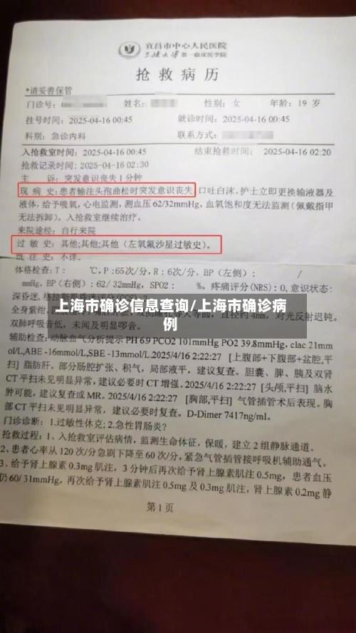 上海市确诊信息查询/上海市确诊病例-第3张图片