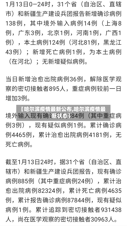 【哈尔滨疫情最新公布,哈尔滨疫情最新状态】-第2张图片