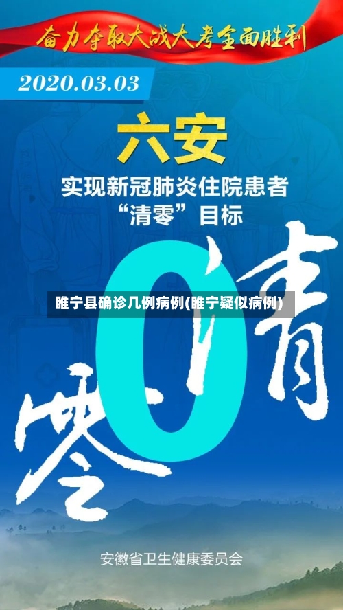 睢宁县确诊几例病例(睢宁疑似病例)