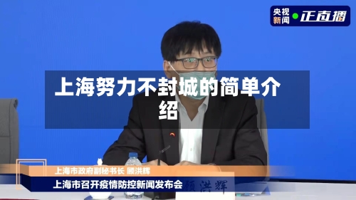 上海努力不封城的简单介绍