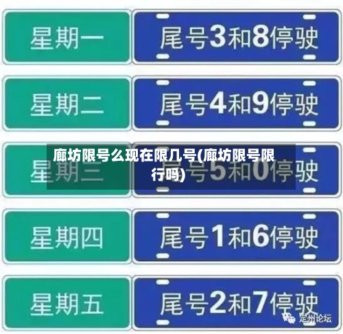 廊坊限号么现在限几号(廊坊限号限行吗)-第3张图片