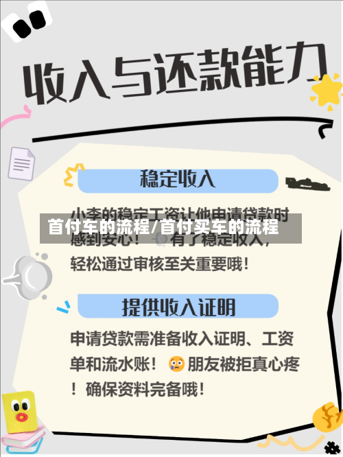 首付车的流程/首付买车的流程-第2张图片