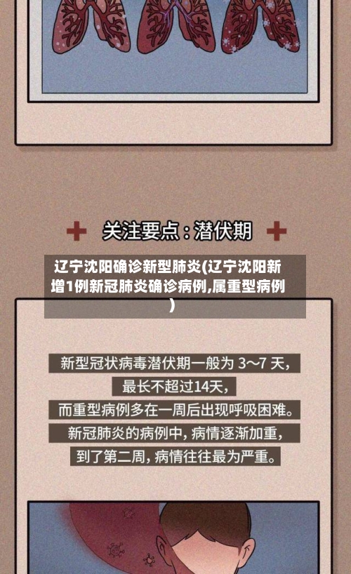 辽宁沈阳确诊新型肺炎(辽宁沈阳新增1例新冠肺炎确诊病例,属重型病例)