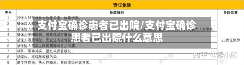 支付宝确诊患者已出院/支付宝确诊患者已出院什么意思-第2张图片