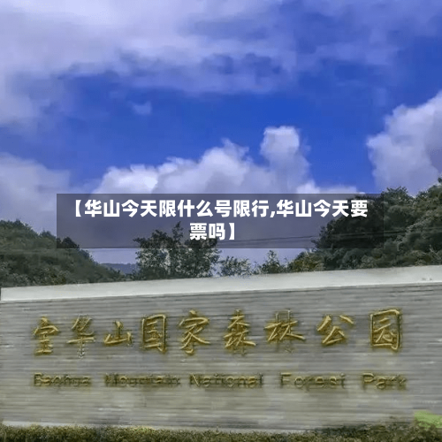 【华山今天限什么号限行,华山今天要票吗】-第2张图片