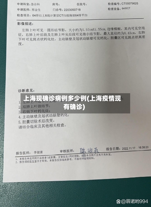 上海现确诊病例多少例(上海疫情现有确诊)