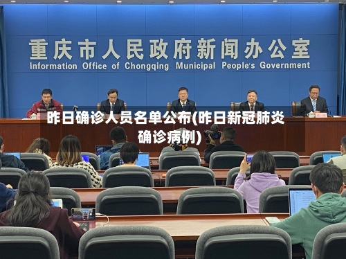 昨日确诊人员名单公布(昨日新冠肺炎确诊病例)