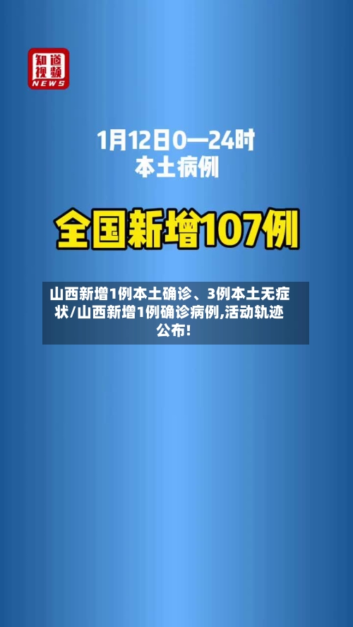 山西新增1例本土确诊、3例本土无症状/山西新增1例确诊病例,活动轨迹公布!-第3张图片